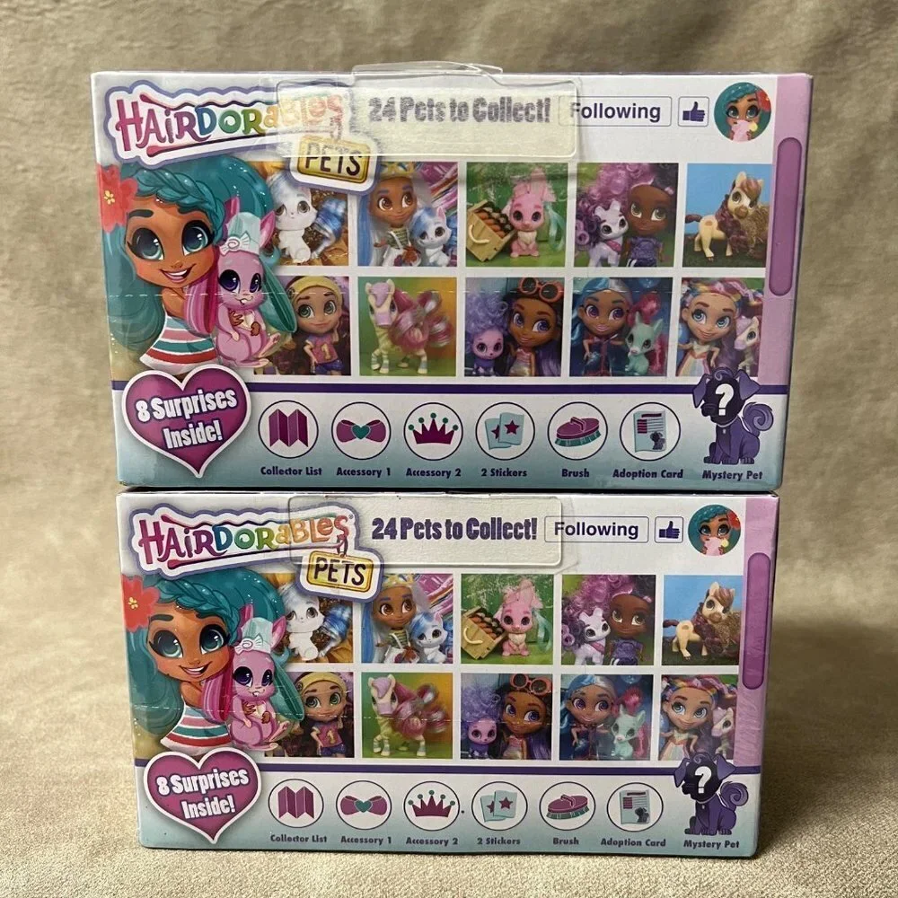 Lot of (2) Hairdoorables Pets - Series 1